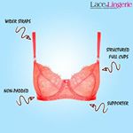 Sizes can be tricky, if are on the other side of the scale chart go for Sheer Minimiser are designed for comfort and full coverage support.
#LaceNLingerie #lingerie #India #magazine #lingeriemagazine
#amazing #bra #picoftheday #postoftheday
